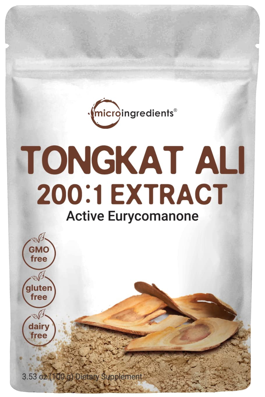 Micro Ingredients Tongkat Ali Extract 200:1 (Longjack) Powder, 100 ...