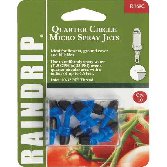 Raindrip Micro Jet Sprayer - Single Pack Garden & Landscape Use, Standard Connection