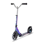 Micro Kickboard Cruiser LED Neochrome Kids Scooter, Ages 6 12, 2-Wheel, Light-Up Wheels