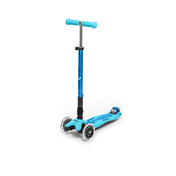 Micro Kickboard Maxi Foldable LED Kids Kick Scooter, 3-Wheel, Foldable, Ages 5-12