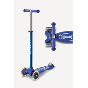Micro Kickboard Maxi LED Kids Kick Scooter, 3-Wheel Light-Up Wheels, Adjustable, Ages 5-12