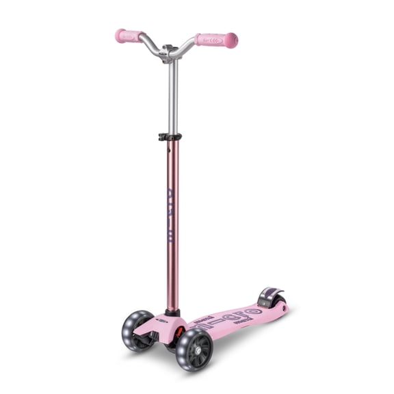 Micro Kickboard Maxi Deluxe Pro LED Kids Scooter, Ages 512, Chopper Handlebar, LED Wheels