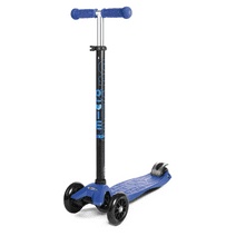 Micro Kickboard Maxi Original 3-Wheel Scooter with Lean-to-Steer, Blue