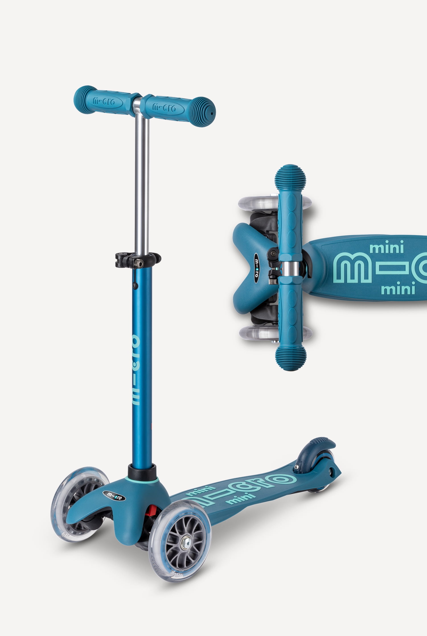 マイクロスクーターミニ(Micro Scooter) Micro Kickboard Mini Deluxe Blue Scooter, Adjustable