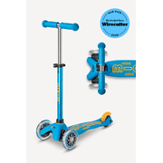 Micro Kickboard Mini Deluxe Kids Kick Scooter, 3-Wheel Lean-to-Steer, Ages 2-5