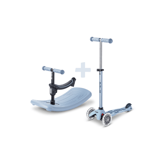 Micro Kickboard | Mini Deluxe Rock & Go LED Ocean Slate
