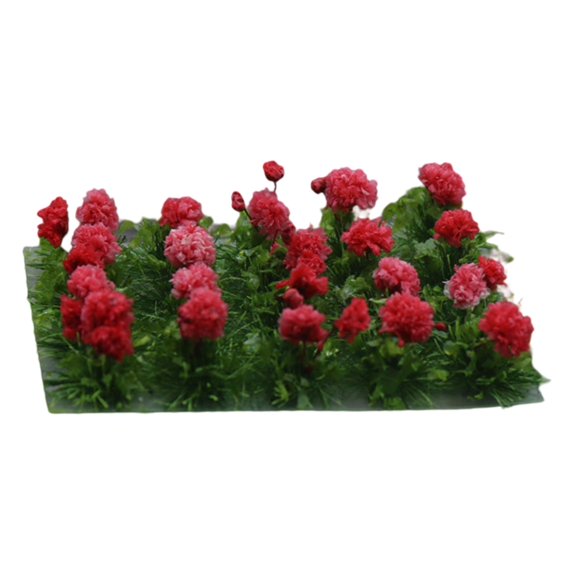 Micro Landscape Colorful Scenic Bushy Violet Bushes Building Model Kits Tuft Miniature Vegetation Shrub Handmade Grass :35 Model Railway Layout Rose flower