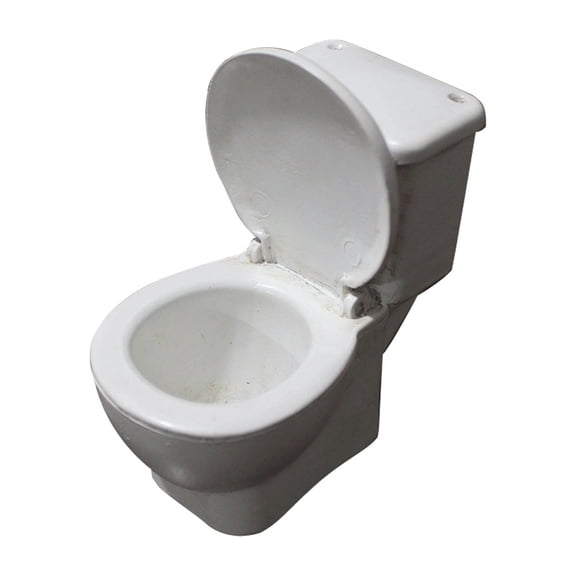 Landscape Toilet Commode Model Toys Resin Crafts Accessories Tiny Bathroom Dad
