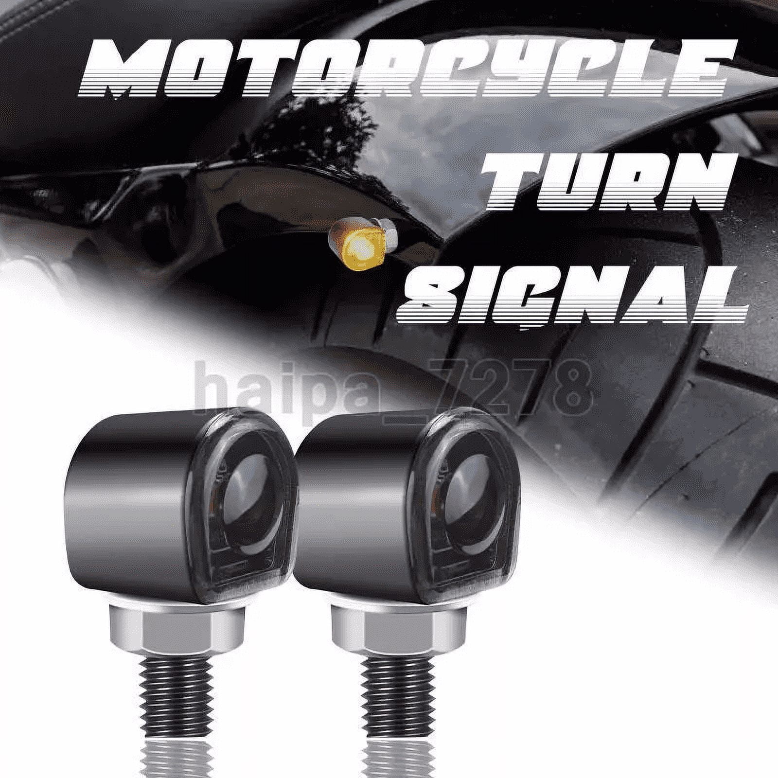 Micro Led Motorcycle Turn Signals, High-Brightness Leds For Increased Safety And Ip6 Waterproof Design, Universal Fit Ultra-Bright Smd Led For Most Motorcycles, Dirt Bikes And