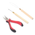 thumbnail image 1 of Micro Links Hair Extensions Tools Kit, Plier, Pulling Hooks, Beads Device for Micro Ring Loop Hair, Feather Hair, I Stick Hair Extensions, 1 of 6