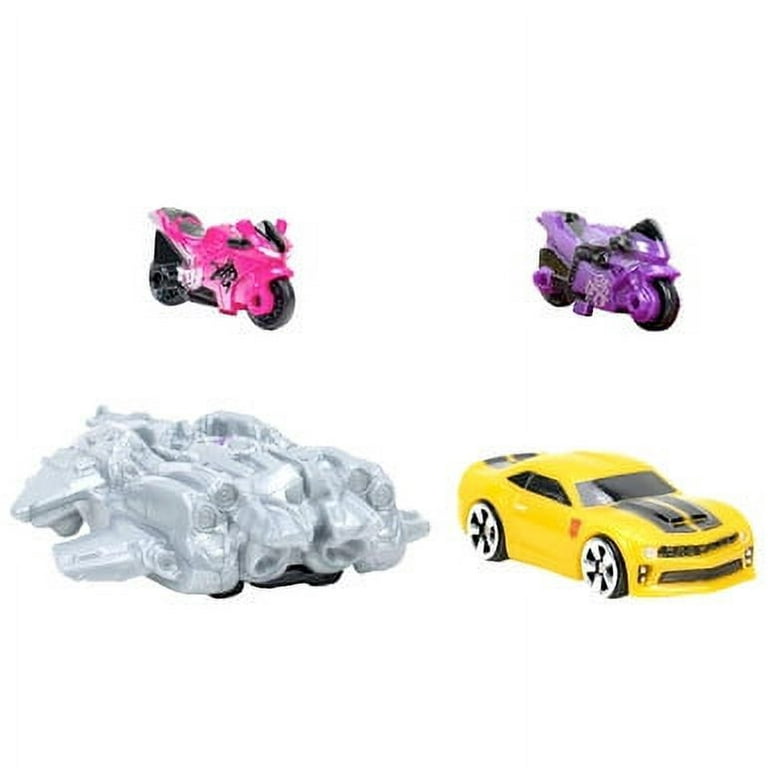 Micro Machines Transformers 4-Pack With Megatron and Movie Scene Display  and Autobot/Decepticon Decoder