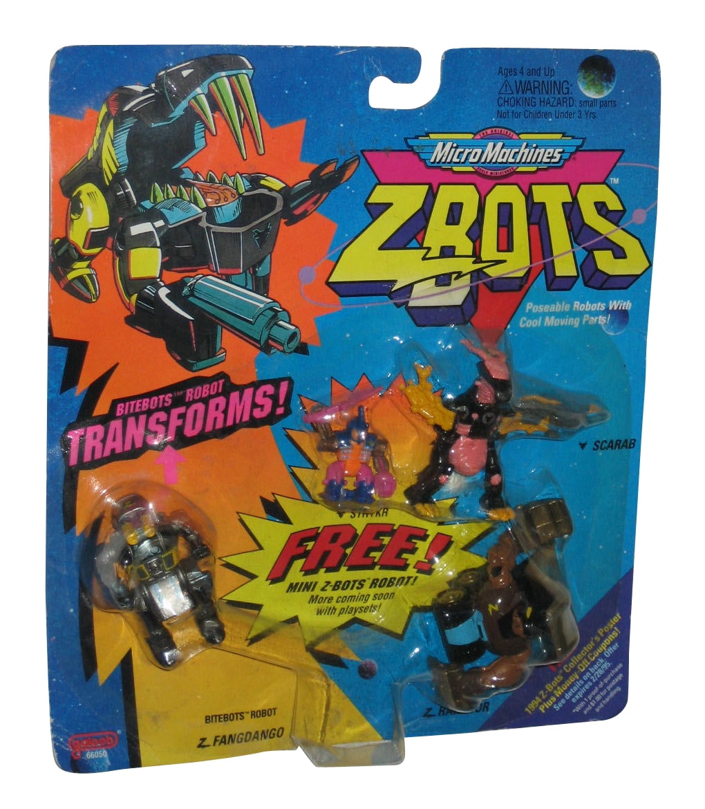 Micro Machines ZBots Toy Mini Figure Set (Fangdango / Rammor