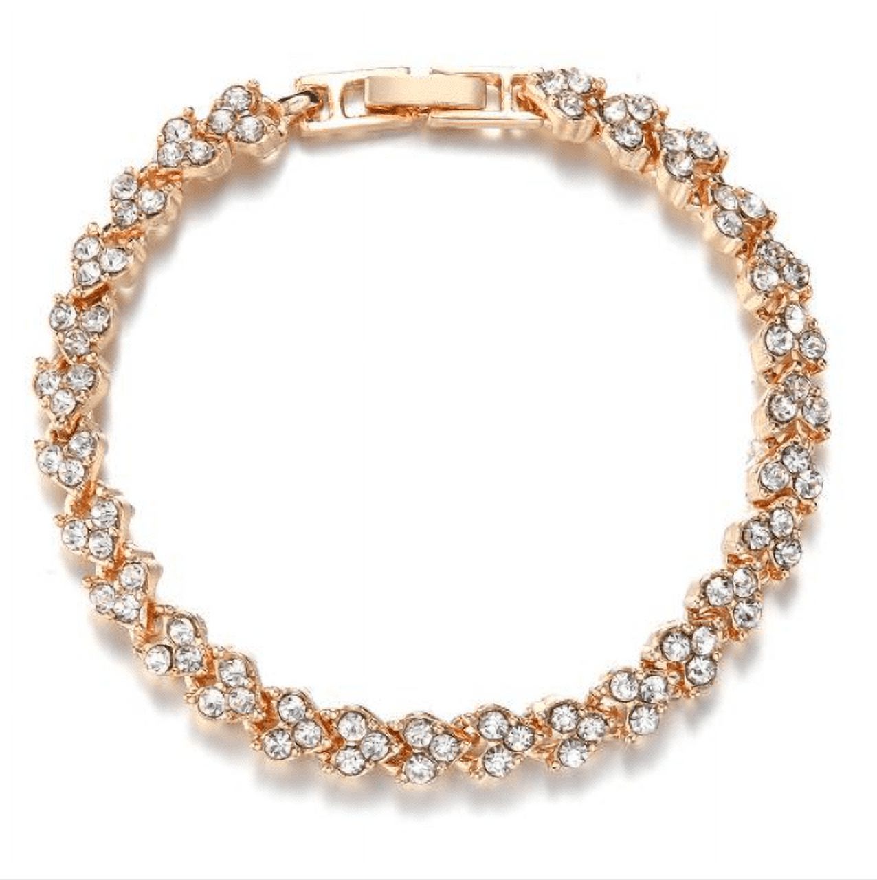 Micro Zircon Lymph Bracelet, Zirconia Glitter Bracelet Jewelry