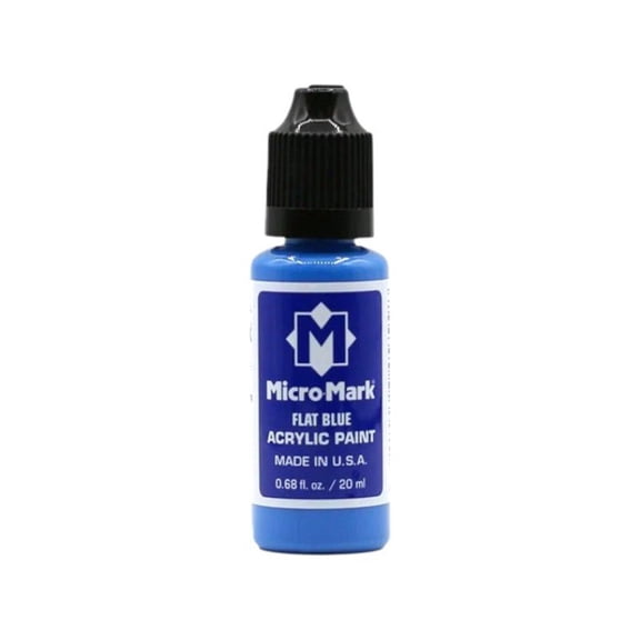 Micro-Mark Air Flat Blue Acrylic Paint, 20ml