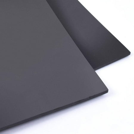 Micro-Mark CosFoam, EVA Foam All-Purpose EVA Construction Material, Black, 6mm Thick, 2 Sheets