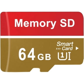 Micro Memory Card 64 GB with Adapter, C10/U3/UHS-I/A1, TransFlash Card, TF Card for Camera, Smartphone, Tablet, Drone