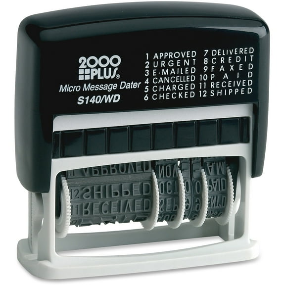 Micro Message Dater, Self-Inking | Bundle of 5 Each