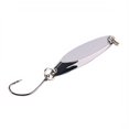 thumbnail image 1 of Micro Metal Spoon Fishing Lure, Sinking Single Hook Bait for Trout Bass and Perch Freshwater Casting, Pattern F Size M, 1.34 Inch, 1 of 5