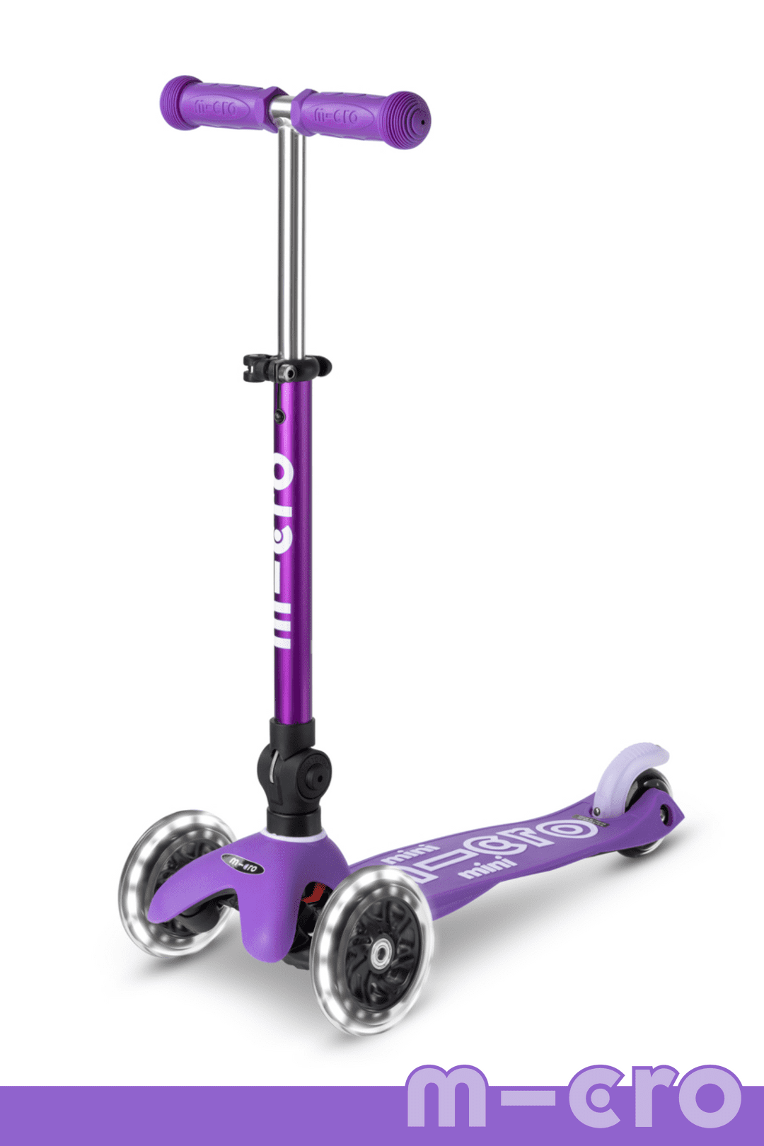 Micro - Mini Deluxe Foldable LED Scooter - Walmart.com