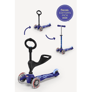 Micro Kickboard Mini 3-in-1 Kids Kick Scooter with Seat, 3-Wheel, Ages 1-5