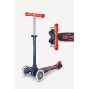 Micro Kickboard Mini LED Kids Kick Scooter, 3-Wheel Light-Up Wheels, Adjustable, Ages 2-5
