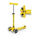 thumbnail image 1 of Micro Mini Deluxe LED 3-Wheel Kick Scooter with Adjustable Handlebar and Light-Up Wheels for Toddlers and Preschoolers, Ages 2-5, 1 of 11
