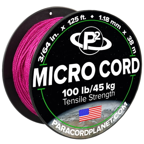 Micro Paracord - Fuschia - 125 Feet