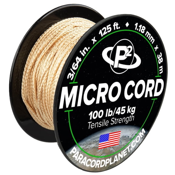 Micro Paracord - GOLD - 125 Feet