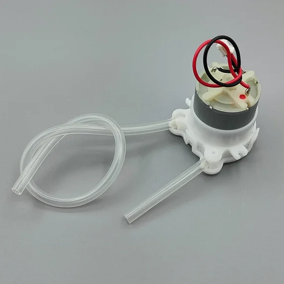 Micro Peristaltic Pump DC 5V 6V Small 500 Geared Motor Mute Dosing Pump for Squeeze Liquid Water Pump for Lab Ink Sampling Pump