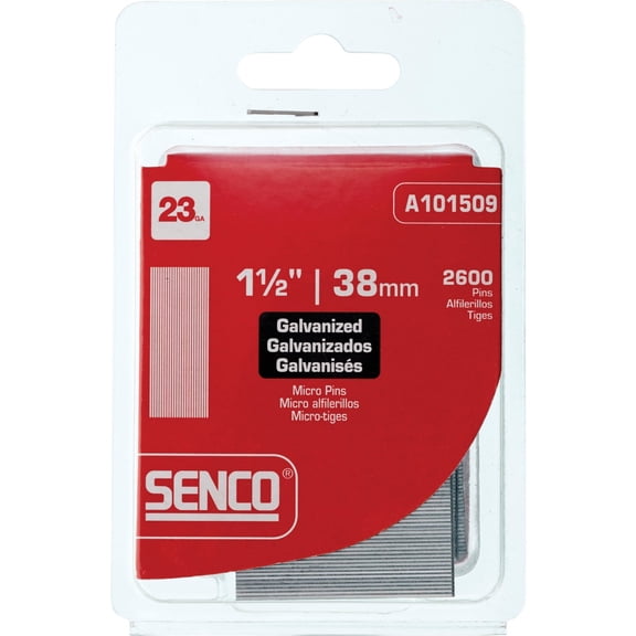 SENCO Micro Pin Nails - 1-1/2 Inch Length - Multicolor