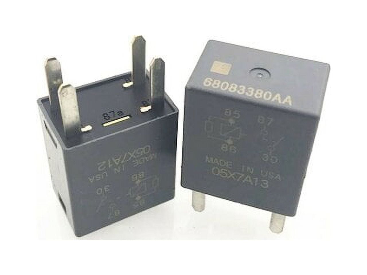 Micro Plug Relay - Compatible with 2011 - 2020 Dodge Grand Caravan VIN G 2012 2013 2014 2015 2016 2017 2018 2019