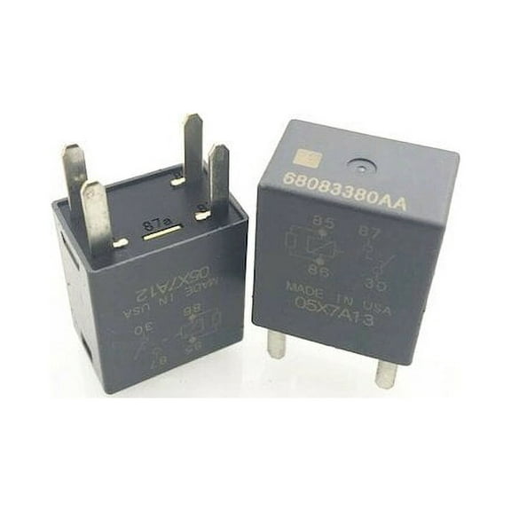 Micro Plug Relay - Compatible with 2011 - 2020 Dodge Grand Caravan VIN G 2012 2013 2014 2015 2016 2017 2018 2019