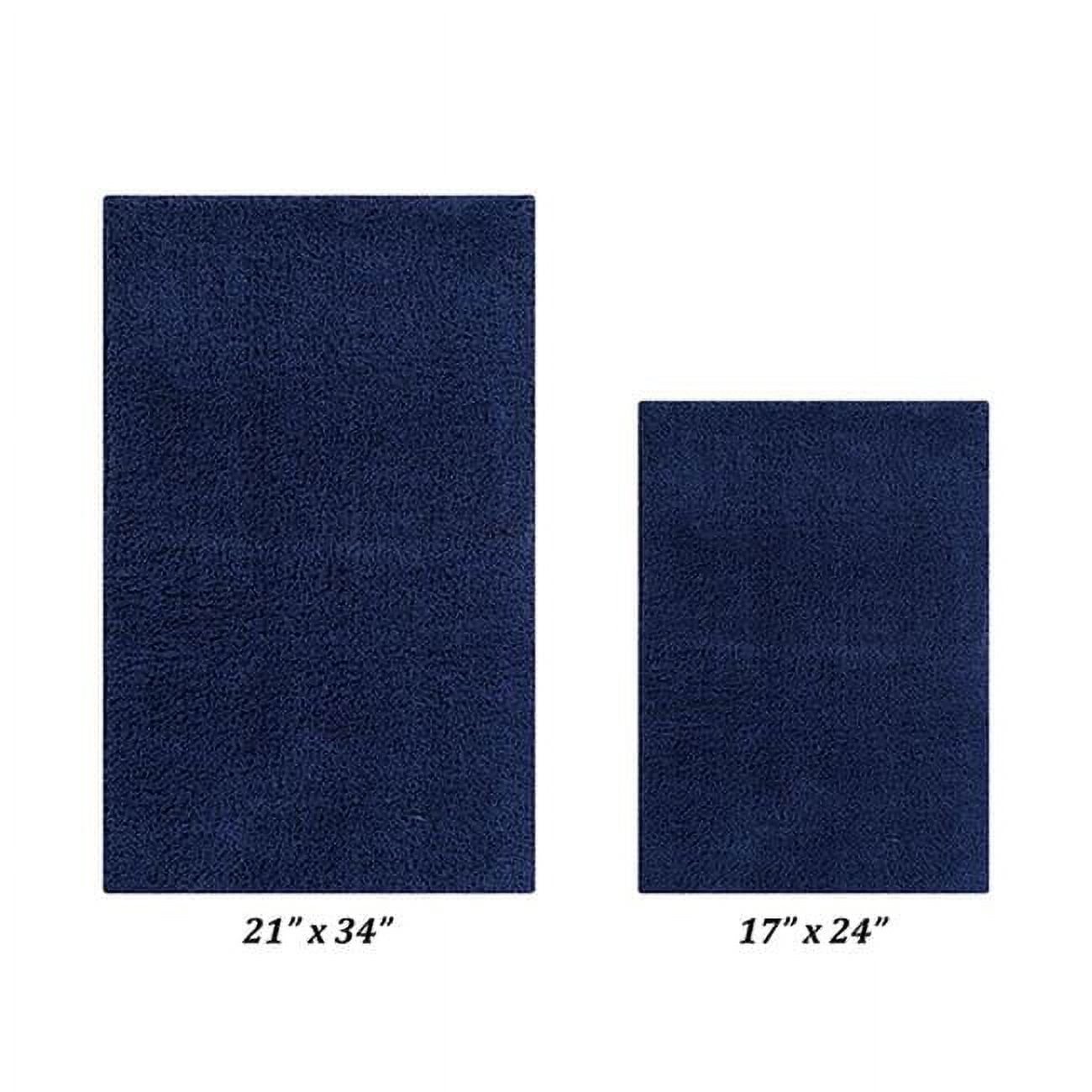 Microplush Rug Micro Plush Collection 100% Polyester 2 Piece Set (17' x 24' | 21' x 34 ...