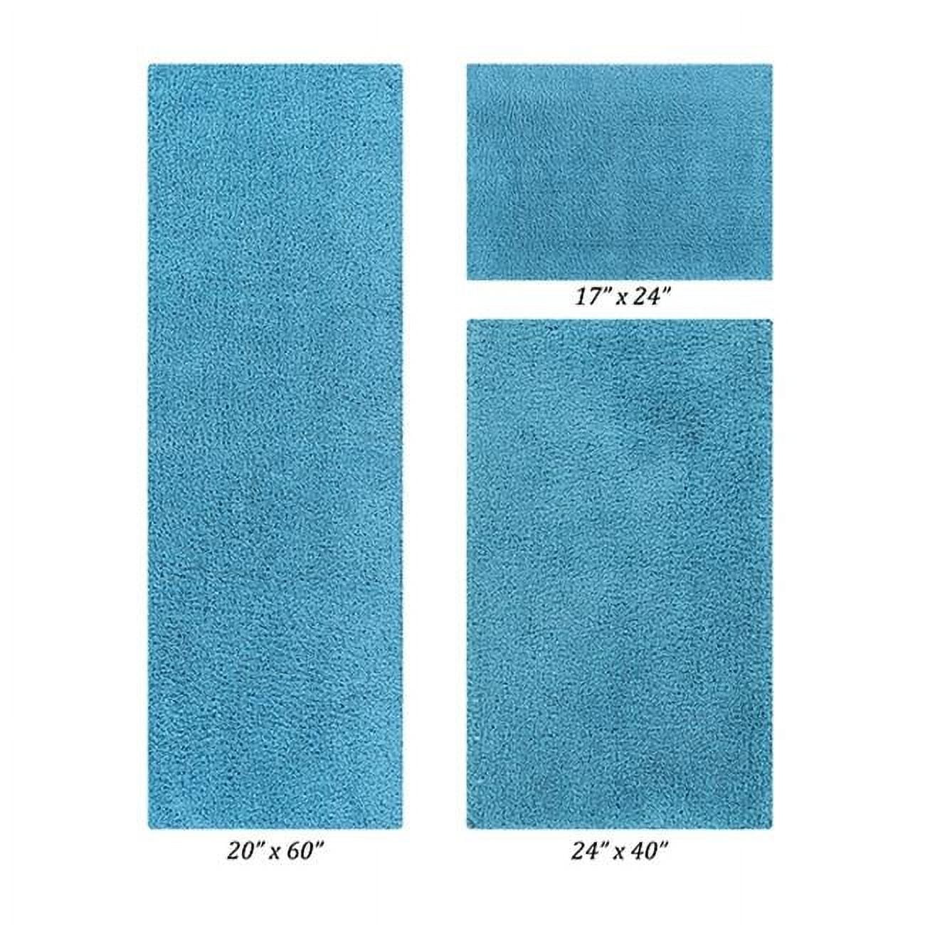 Micro Plush Collection 100% Polyester 3 Piece Set (17' x 24' | 24' x 40 ...