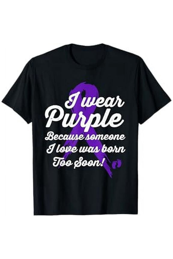 Micro Preemie NICU Day Tee Dad Mom Strong Premature Birth T-Shirt