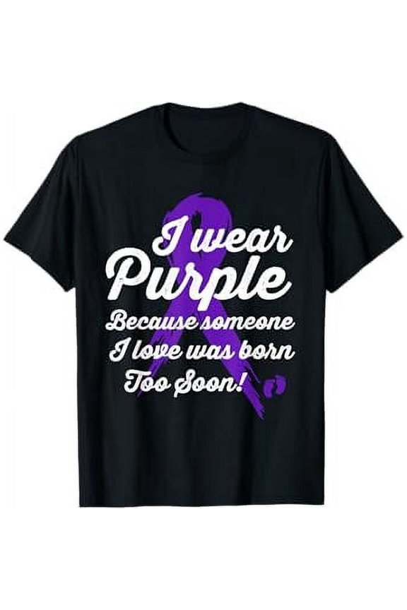 Micro Preemie NICU Day Tee Dad Mom Strong Premature Birth T-Shirt