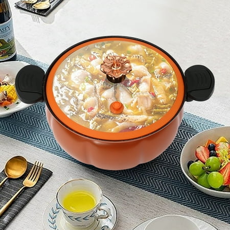 Micro Pressure Cooker Micro Pressure Cooking Pot Pumpkin Shape Pressure Cooking for home kitchens, dormitories