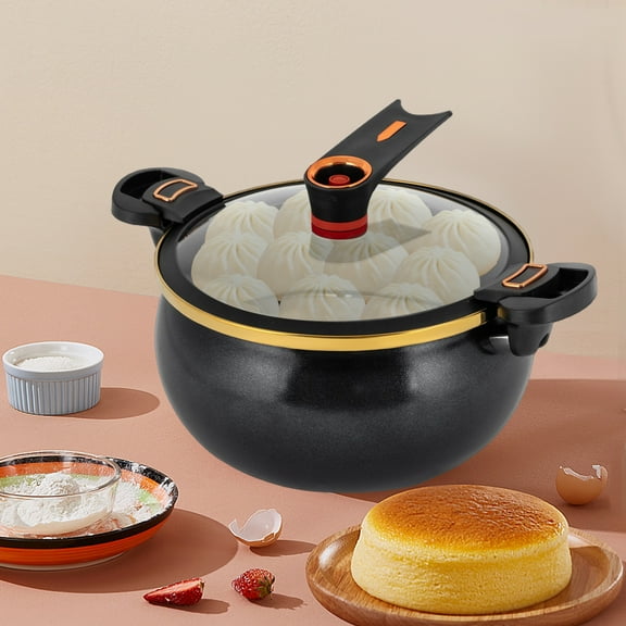 Micro Pressure Cooker, Non-Stick 8L Multi-Function Pot with Auto Pressure Relief Valve 8.45Qt