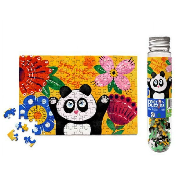 Micro Puzzles Pandas - Good Vibes 150 pc Micro Jigsaw Puzzle