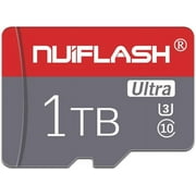 Micro SD Card 1024GB Memory Cards 1024GB Micro SD Memory Card Class 10 Fast Speed Flash Mini SD Card for Smartphones/Computer TF Card for Camera/Car Navigation