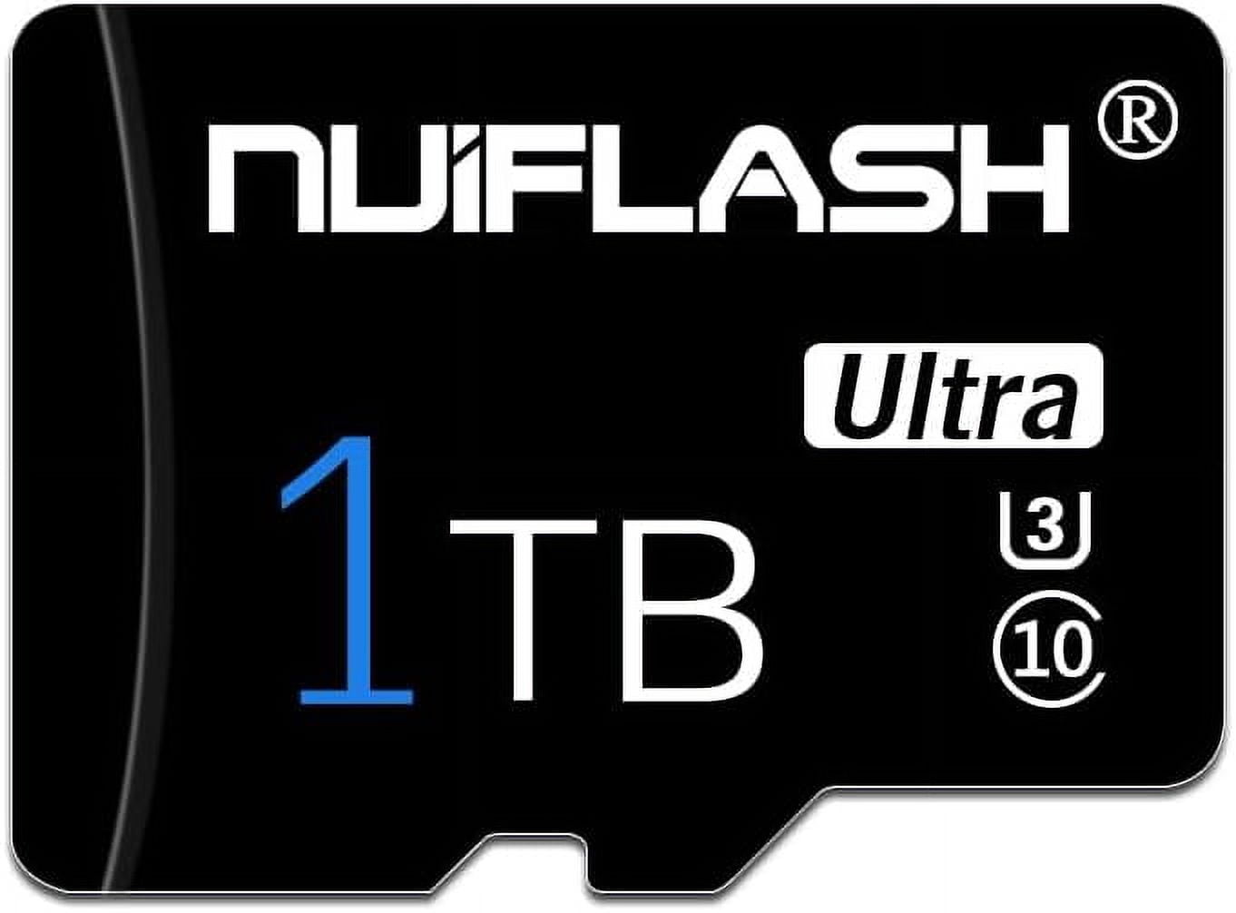 Micro SD Card 1TB Memory Card High Speed TF Card 1TB Class 10 with Free SD Card Adapter for