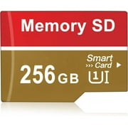 Micro SD Card 256GB with Adapter, TF Card Full HD, Fast Speed TF Memory Card for Security System, Camera, Smartphone, Dash Cam, Drone, Data Storage sd Card 256GB