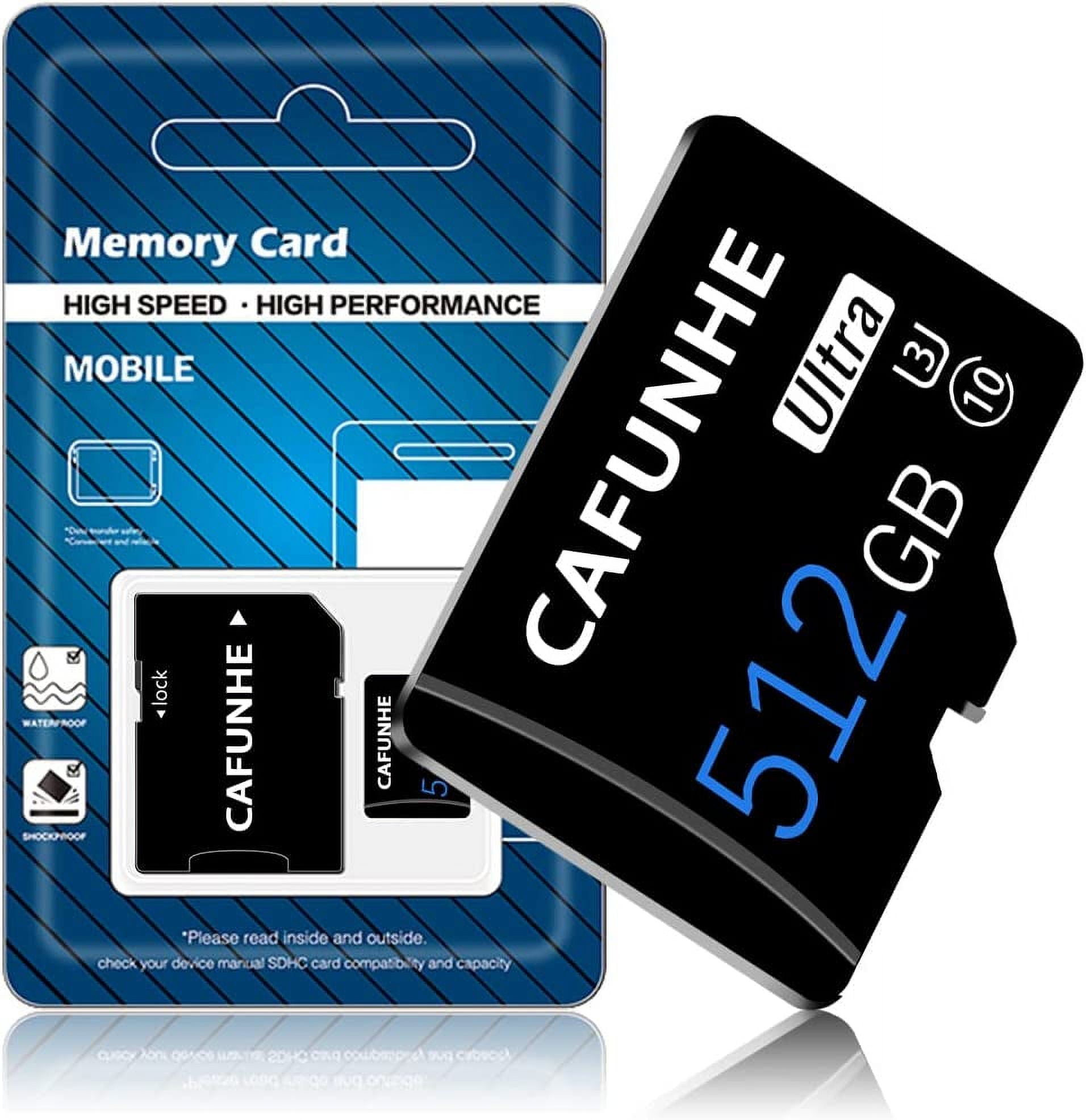 Micro SD Card 512GB (Class 10 High Speed) Memory Card 512GB TF Card