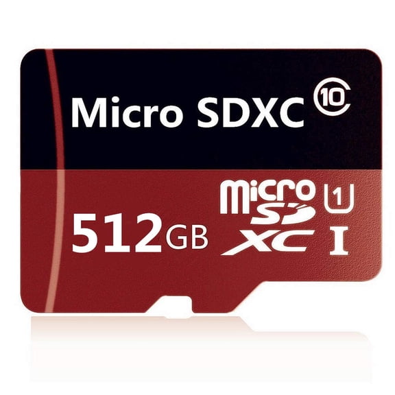Micro SD Card 512GB High Speed Class 10 SDXC Card with SD Adapter, Designed for Android Smartphones, Tablets and PCs
