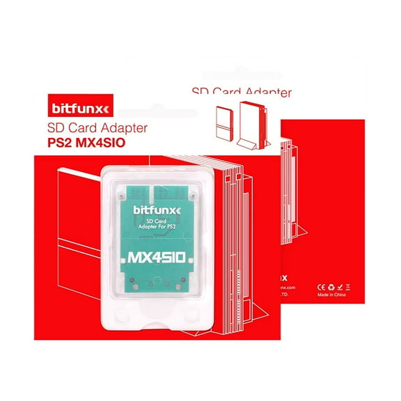 Micro SD Card Adapter for PS2, Memory Card Expansion for SIO Replacement MX4SIO
