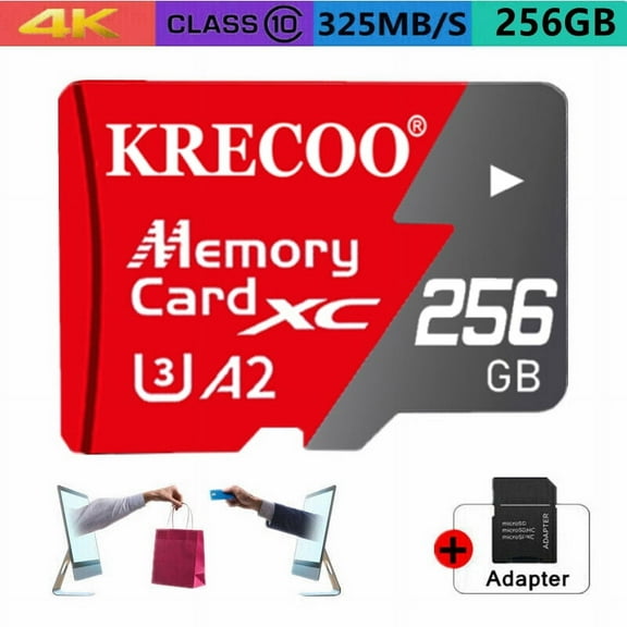 Micro SD Card SDHC SDXC Memory Card TF Class 10 256GB Wholesale US