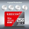 thumbnail image 1 of Micro SD Card Ultra Memory 256GB TF for Phone Tablet Dash Security Camera, 1 of 14