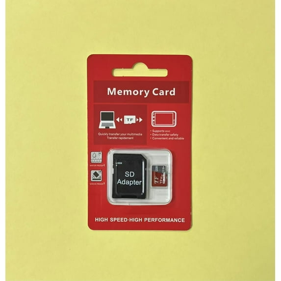 Micro SD Memory Card (1 TB) with Adapter, Universal SD Micro Memory Card and Storage Device
