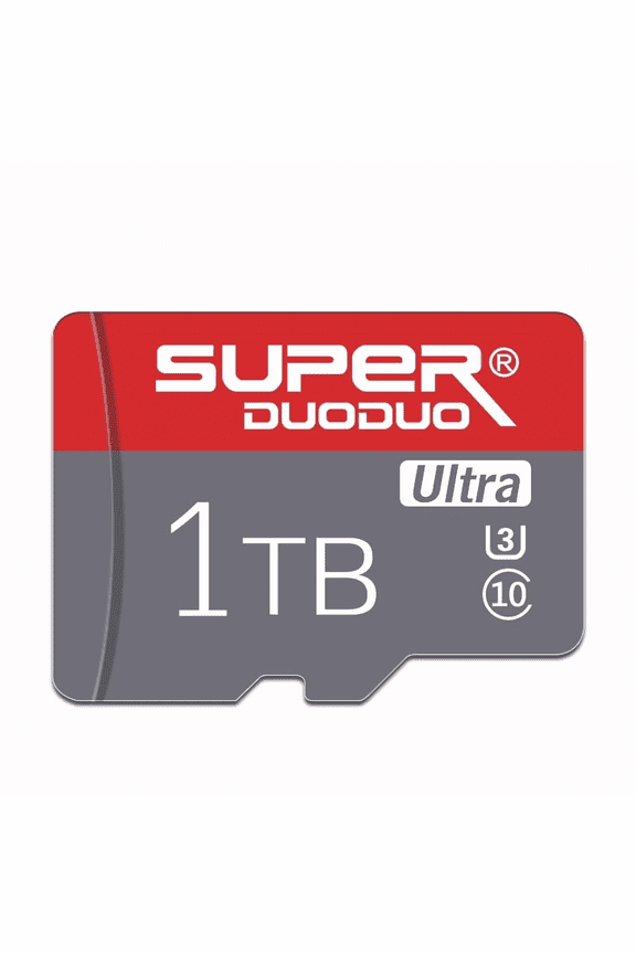 1T Micro Secure Digital Flash Memory Card, UHS-I, C10, U3, V30, 4K, Large Capacity Full HD Memory Card Suitable For Smartphones, Cameras, Computers, Gaming And Other Android Devices
