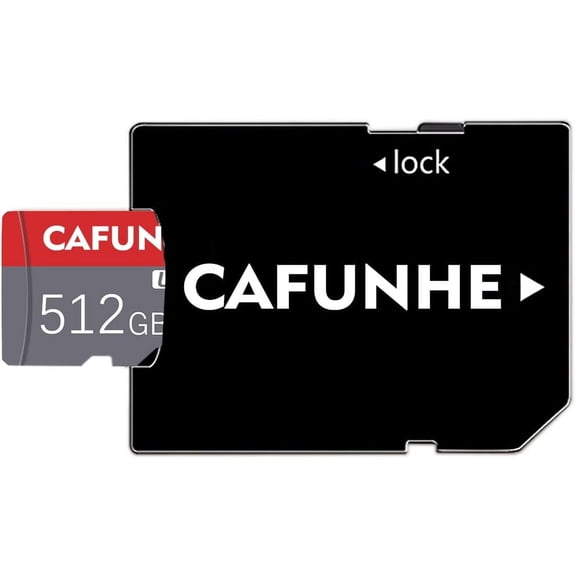 Micro SD Memory Cards 512 Micro SD Card with Adapter 512 Class 10 TF Card 512 High Speed for Android Phones/Camera/Car Navigation